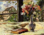 保罗 高更 : Vase of Flowers and Window